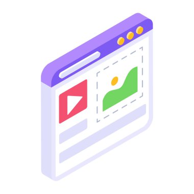 seo modern simgesinin vektör illüstrasyonu