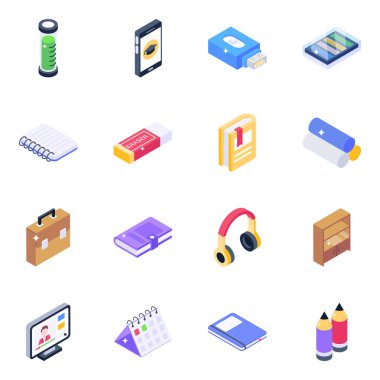 Seo ve teknoloji ikonunun vektör çizimi. Web için dizüstü bilgisayar ve okul hisse senedi koleksiyonu.