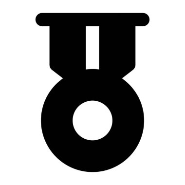 number 1 vector icon modern simple design