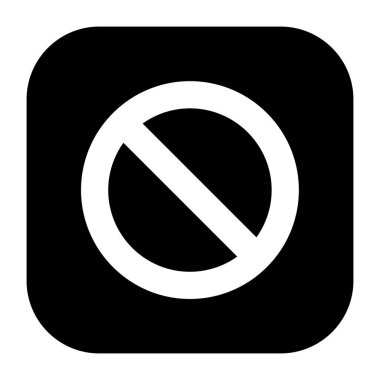 Giriş simgesi yok. Web için plastik vektör simgelerinin basit bir çizimi