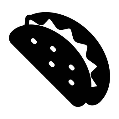 Gıda logosunun vektör çizimi