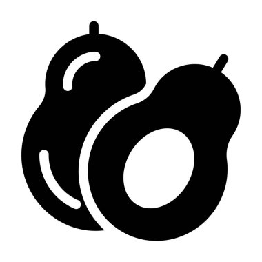 Tavuk. Web simgesi basit illüstrasyon