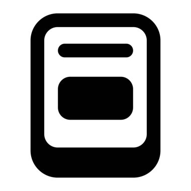 cep telefonu simgesi. Gıda vektörü sembolü ve bonus simgelerinin basit bir gösterimi