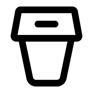 Kova. Web simgesi basit illüstrasyon