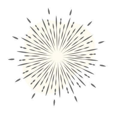 Havai fişeklerin vektör çizimi