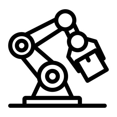 robot. Web simgesi basit tasarım