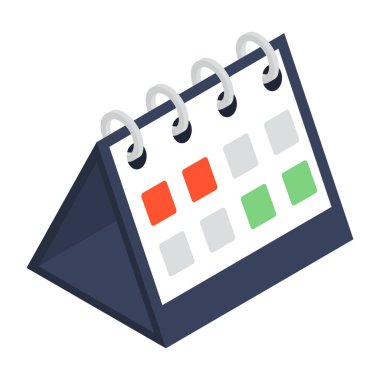 Beyaz arkaplanda tarih olan takvim