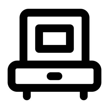 bagaj. Web simgesi basit illüstrasyon