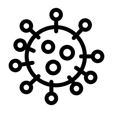 atom. Web simgesi basit illüstrasyon