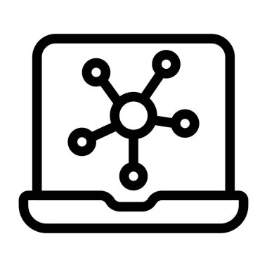 Paylaş. Web simgesi basit illüstrasyon