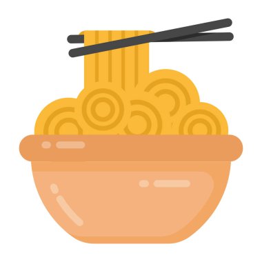 Erişte. Web simgesi basit illüstrasyon