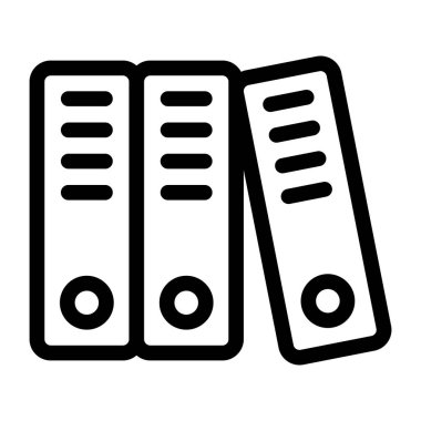 belge ikon vektör illüstrasyonu