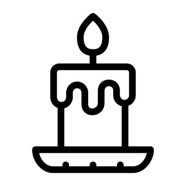 Doğum günü pastası. Basit resimleme