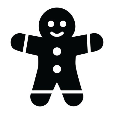 Zencefilli çörek. Web simgesi basit illüstrasyon