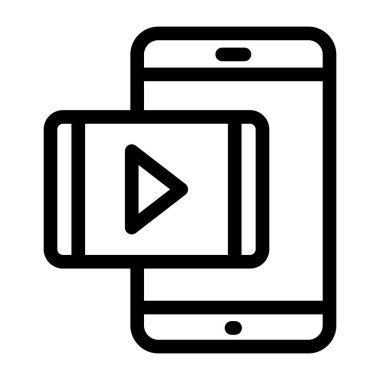 akıllı telefon web simgesi, vektör illüstrasyon tasarımı