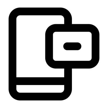 çevrimiçi ödeme web simgesi, vektör illüstrasyonu