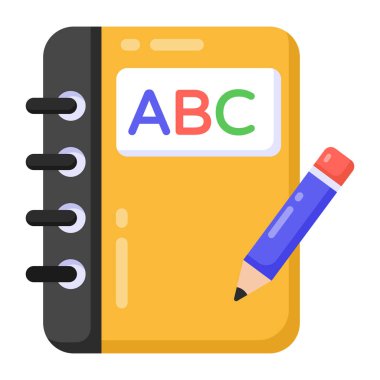 Eğitim. Web simgesi basit illüstrasyon