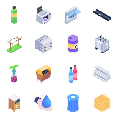 Basit tasarım web simgeleri kümesi 