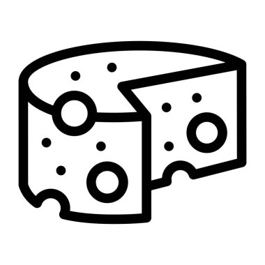 Peynir. Web simgesi basit tasarım