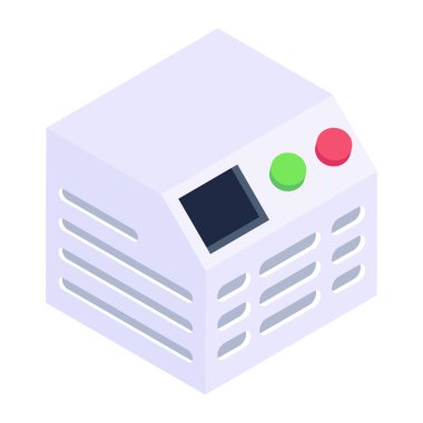 Modern ve teknoloji simgesinin vektör illüstrasyonu