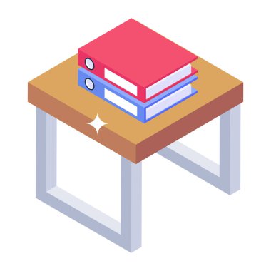 mobilya vektör simgesi modern basit illüstrasyon