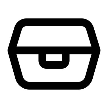 çanta simgesi vektör illüstrasyonu