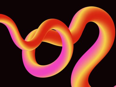 Renkli satırlarla soyut arkaplan