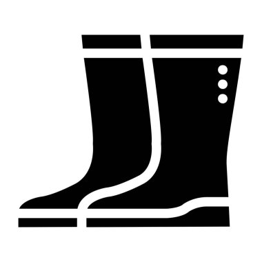 Çizme ikonu. vektör illüstrasyonu