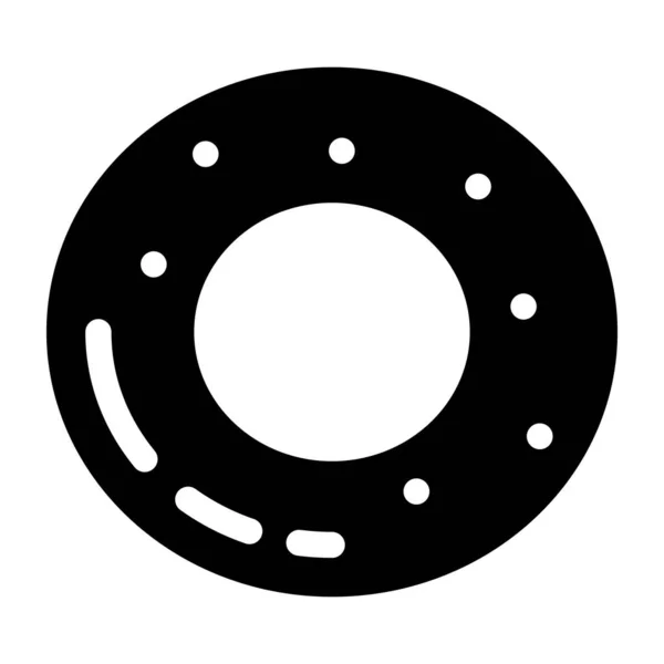 Donut Symbol Einfache Illustration Von Donuts Vektorsymbolen Für Das Web — Stockvektor