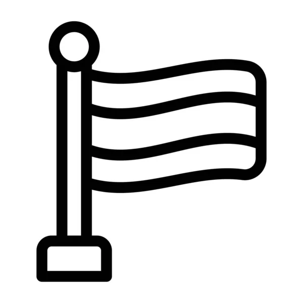 Εικονίδιο Σημαίας Διανυσματική Απεικόνιση — Διανυσματικό Αρχείο
