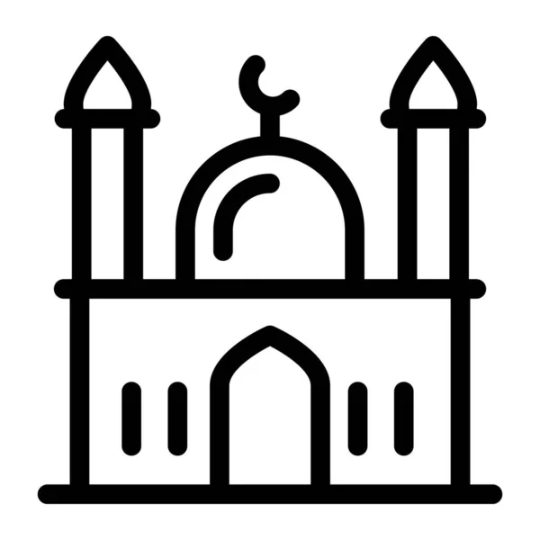 Iglesia Icono Web Diseño Simple — Archivo Imágenes Vectoriales