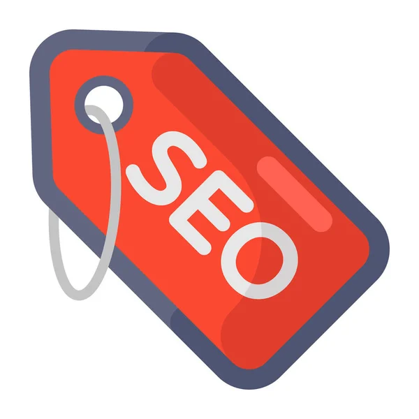 Seo Tag Vektorsymbol — Stockvektor