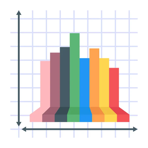 Informační Šablona Grafem Šipkou Vektorová Ilustrace — Stockový vektor