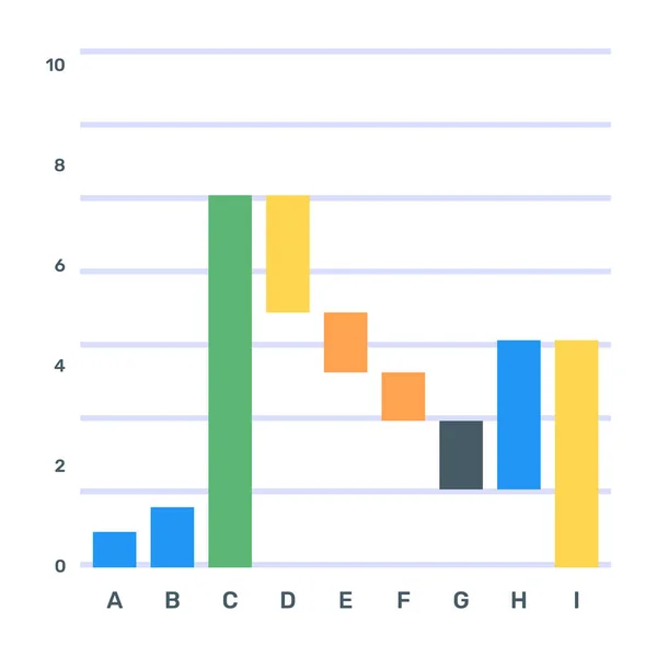 Gráfico Ícone Web Ilustração Simples — Vetor de Stock