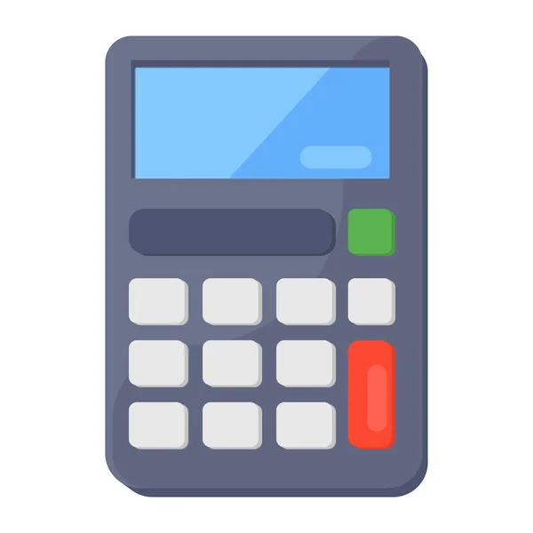 Calculadora Icono Vector Ilustración — Vector de stock