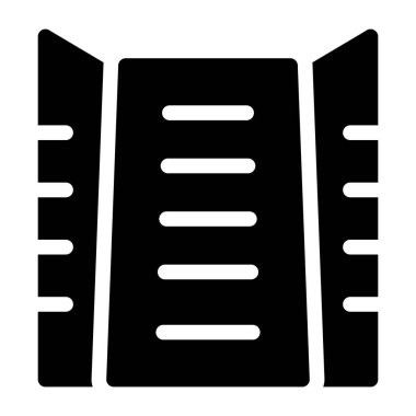 Kitap. Web simgesi basit illüstrasyon