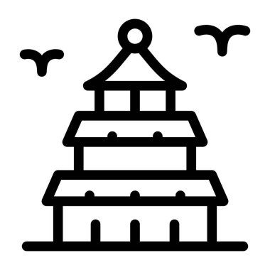 Parti. Web simgesi basit illüstrasyon