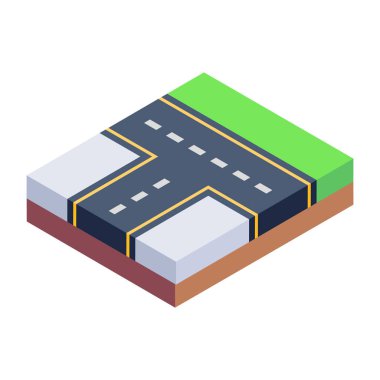 İzometrik şehir binası ikonu. beyaz arkaplanda izole edilmiş şehir vektör illüstrasyonunun çizgi filmi