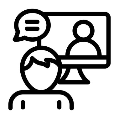 pazarlama ve geliştirme çizgisi vektör simgesi.