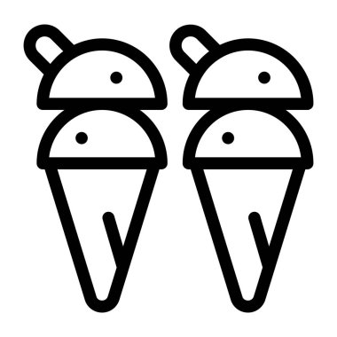 Dondurma. Basit tasarım