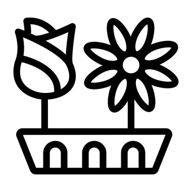 Saksı. Basit tasarım