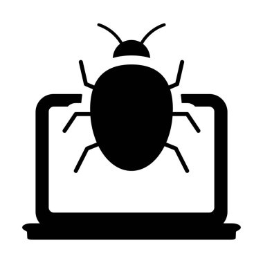 bilgisayar hata simgesi vektör illüstrasyonu