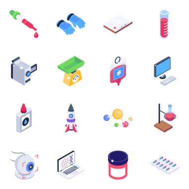 Seo ve teknoloji ikonunun vektör çizimi. Web için yenilik ve iş sembolü seti.