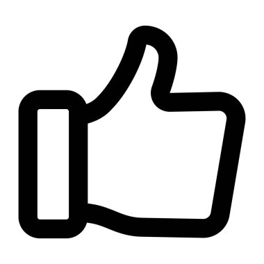 Başparmağını kaldır. Basit resimleme