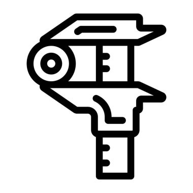 Ayarlanabilir anahtar web simgesi basit tasarım 