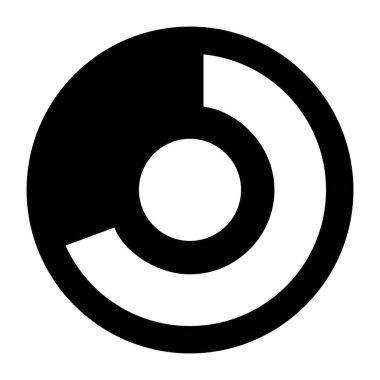 CD mi? Web simgesi vektör illüstrasyonu