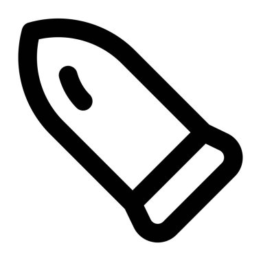 prezervatif web simgesi basit tasarım