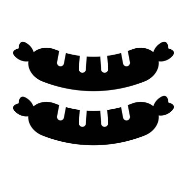 Sosislerin vektör çizimi