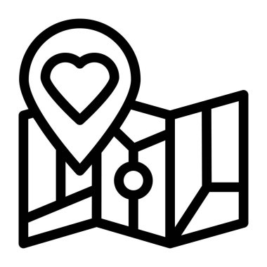 konum. Web simgesi basit tasarım