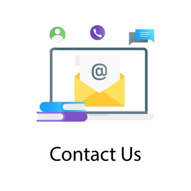 e- posta iletisi, zarf, dizüstü bilgisayar simgesi çizimi